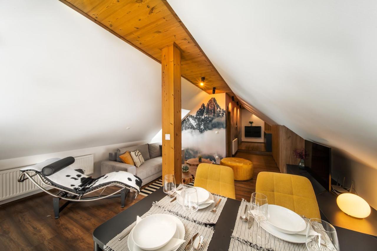 Cozy Mountain Attic Apartment In High Tatras Veľka Lomnica Bagian luar foto